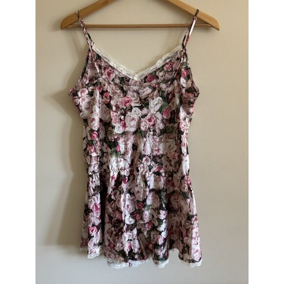 Kate Spade Dream A Little Dream Loungeware Romper Women’s LARGE Pink Floral - Picture 5 of 12